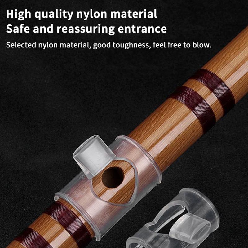 Musical Instrument Blow - Bambusflöten-Mundstück, leicht zu blasendes Flöten-Mundstück, Pfeife,