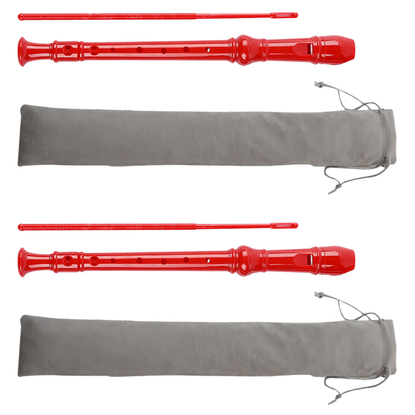 Soprano Recorder Plastic - 2 Sätze Sopranblockflöten für Musikschüler –