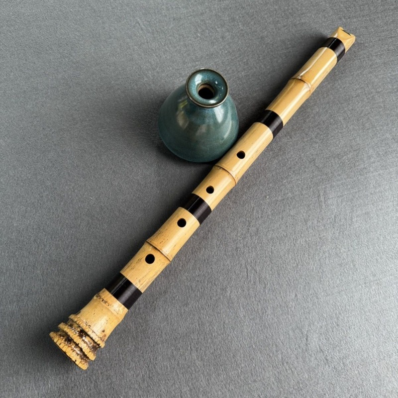Musical Instrument In Chinese - 5-Loch Shakuhachi Chinesische Tradition Shakuhachi Folk