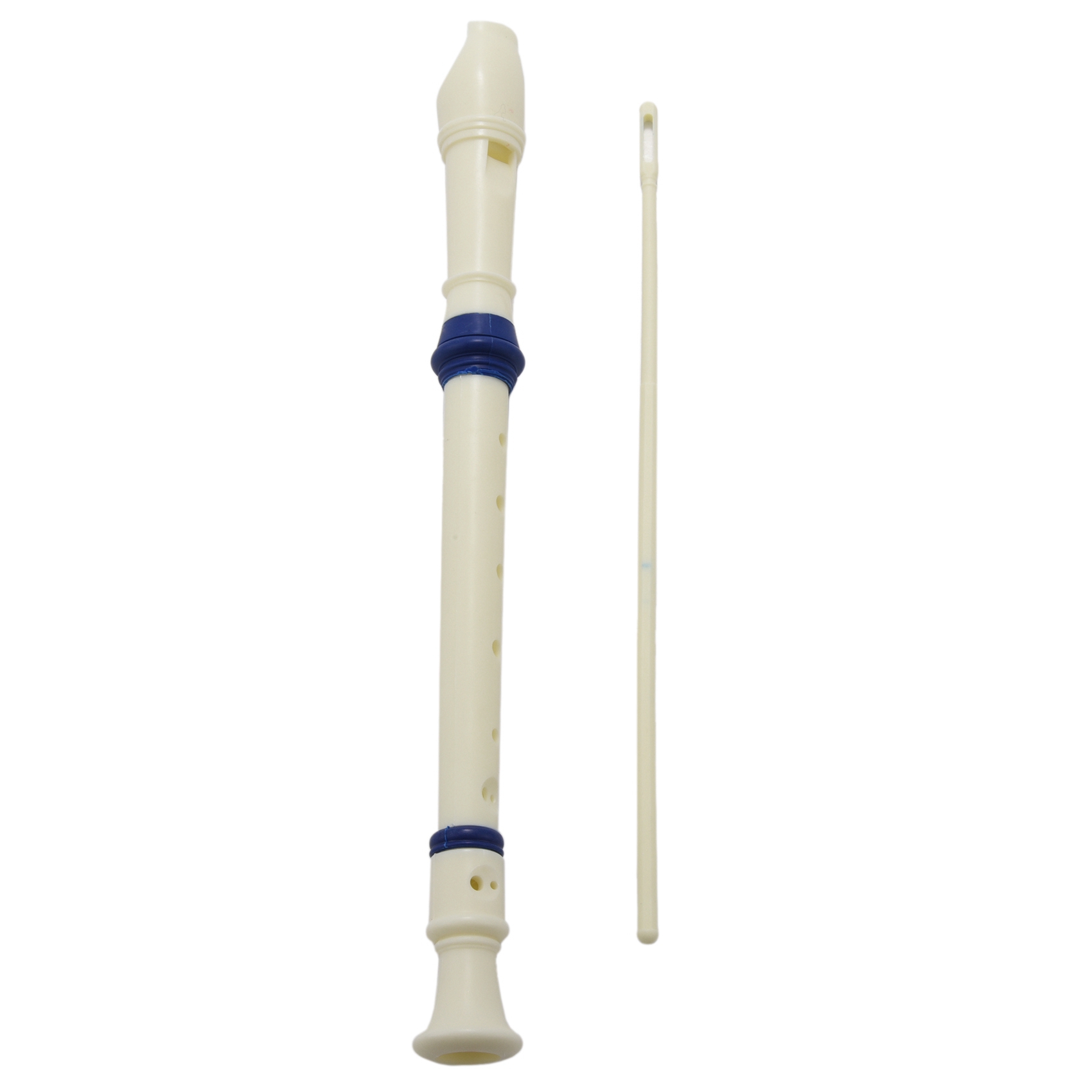 Soprano Recorder Plastic - ABLB-10X Schüler-Blockflöte aus Kunststoff mit 8