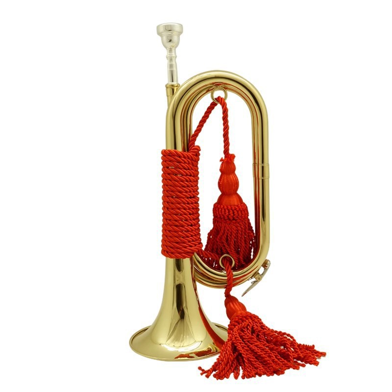 Musical Instrument Bugle - Musikinstrumente, Signalhorn in B-Dur, Handseil, Marschkapelle,