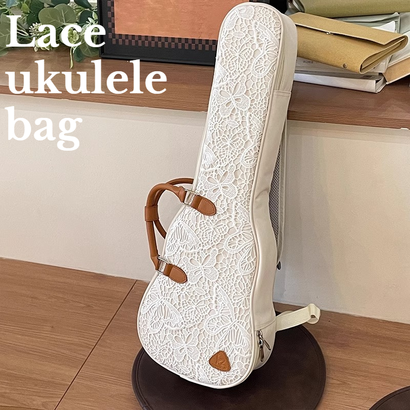 Musical Instrument Bag - 24-Zoll-Ukulele-Tasche, verdickt, stoßfest, wasserdicht, kratzfest, Schultern,