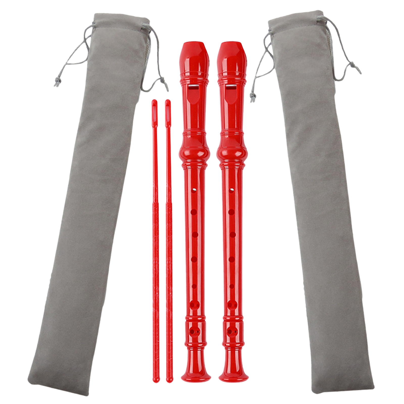 Soprano Recorder Plastic - 2 Sets Musikunterricht Sopranblockflöte für Schüler,