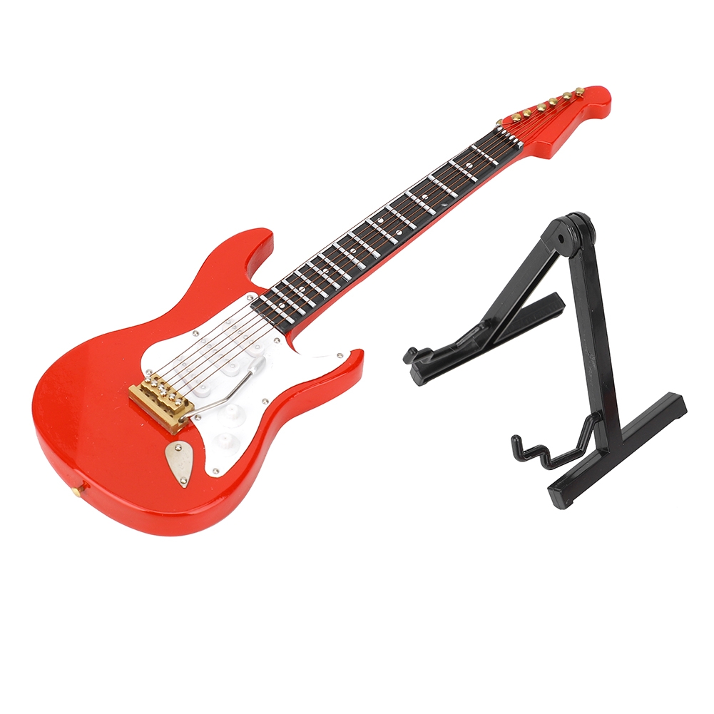 Miniatur-Modell einer roten E- – Musical Instrument Music Bewertung und Preis