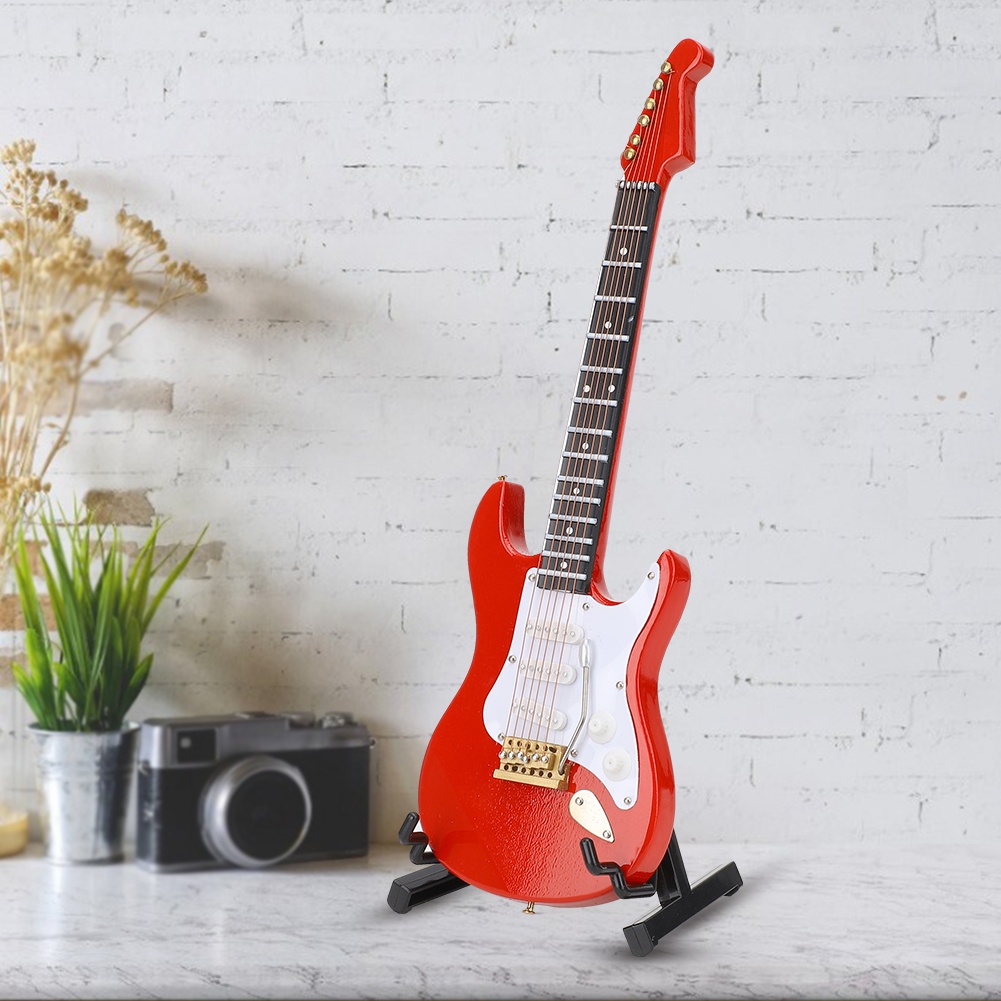Miniatur-Modell einer roten E- – Musical Instrument Music Bewertung und Preis