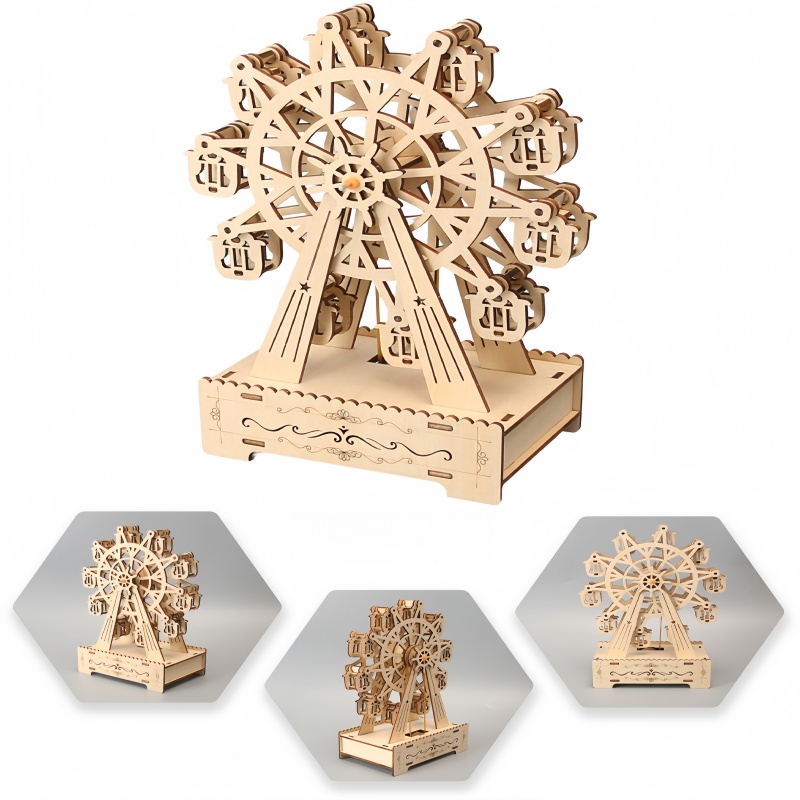 3D Holzpuzzle Drehbares Riesen – Musical Instrument Park Bewertung und Preis