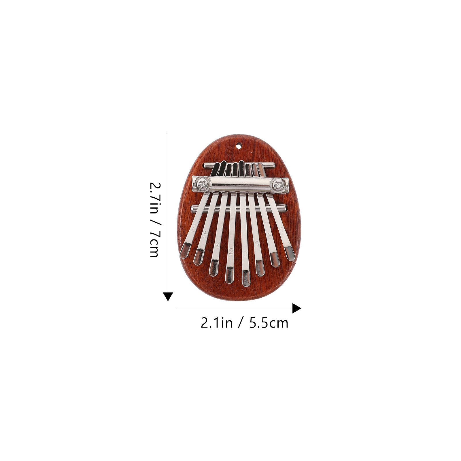 1Set Kalimba Mini 8-Tasten-Dau – Musical Instrument Percussion Bewertung und Preis