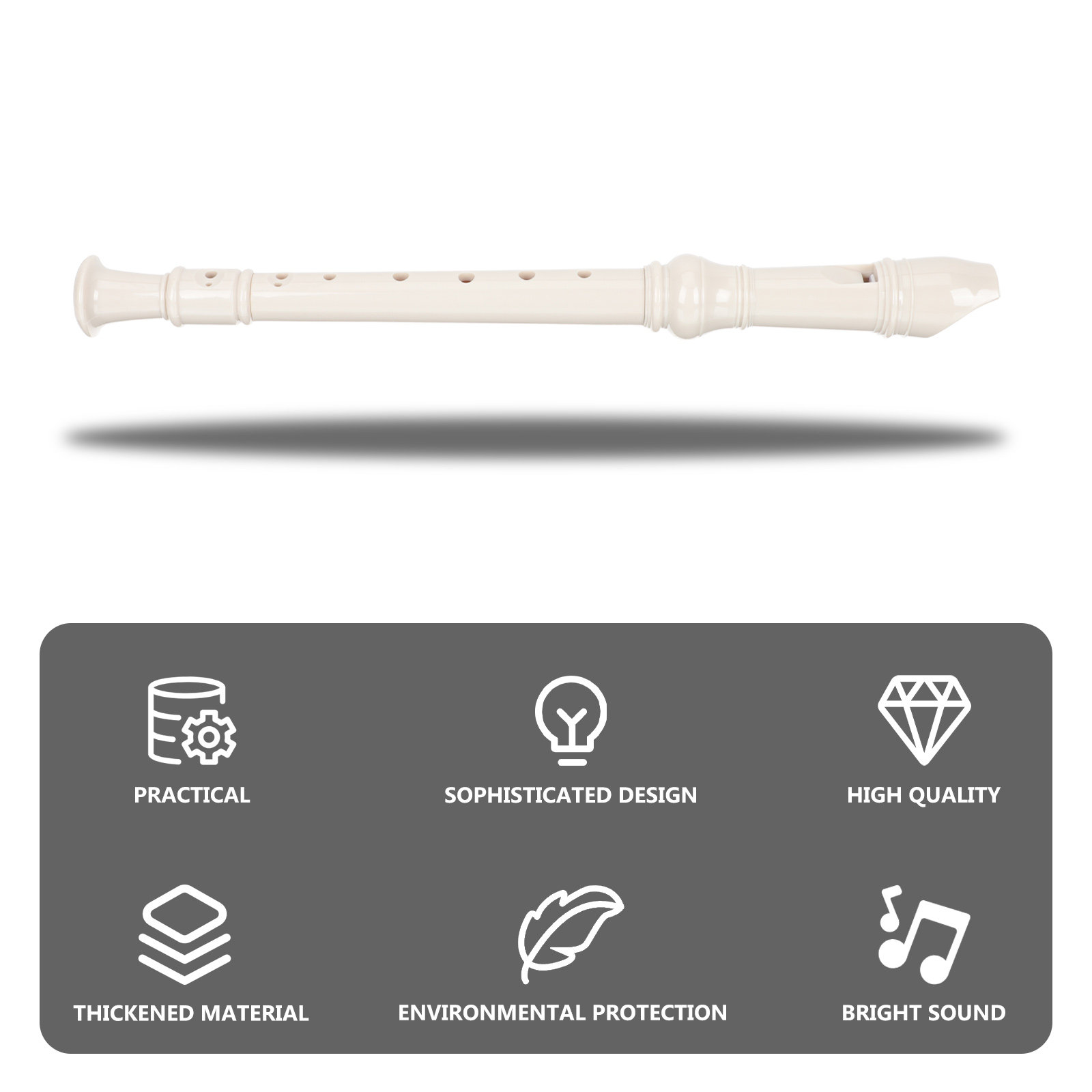 1 Set 8-Loch-Sopranblockflöte  – Soprano Recorder Plastic Bewertung und Preis