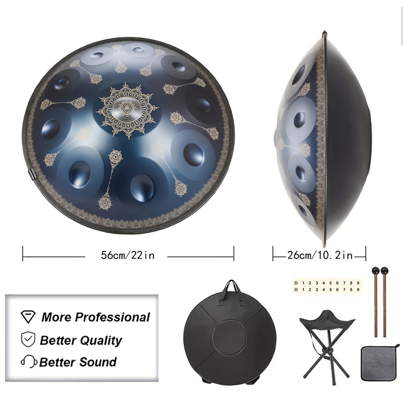 10-Noten Handpan-Trommel 22 Zo – Musical Instrument Bag Bewertung und Preis