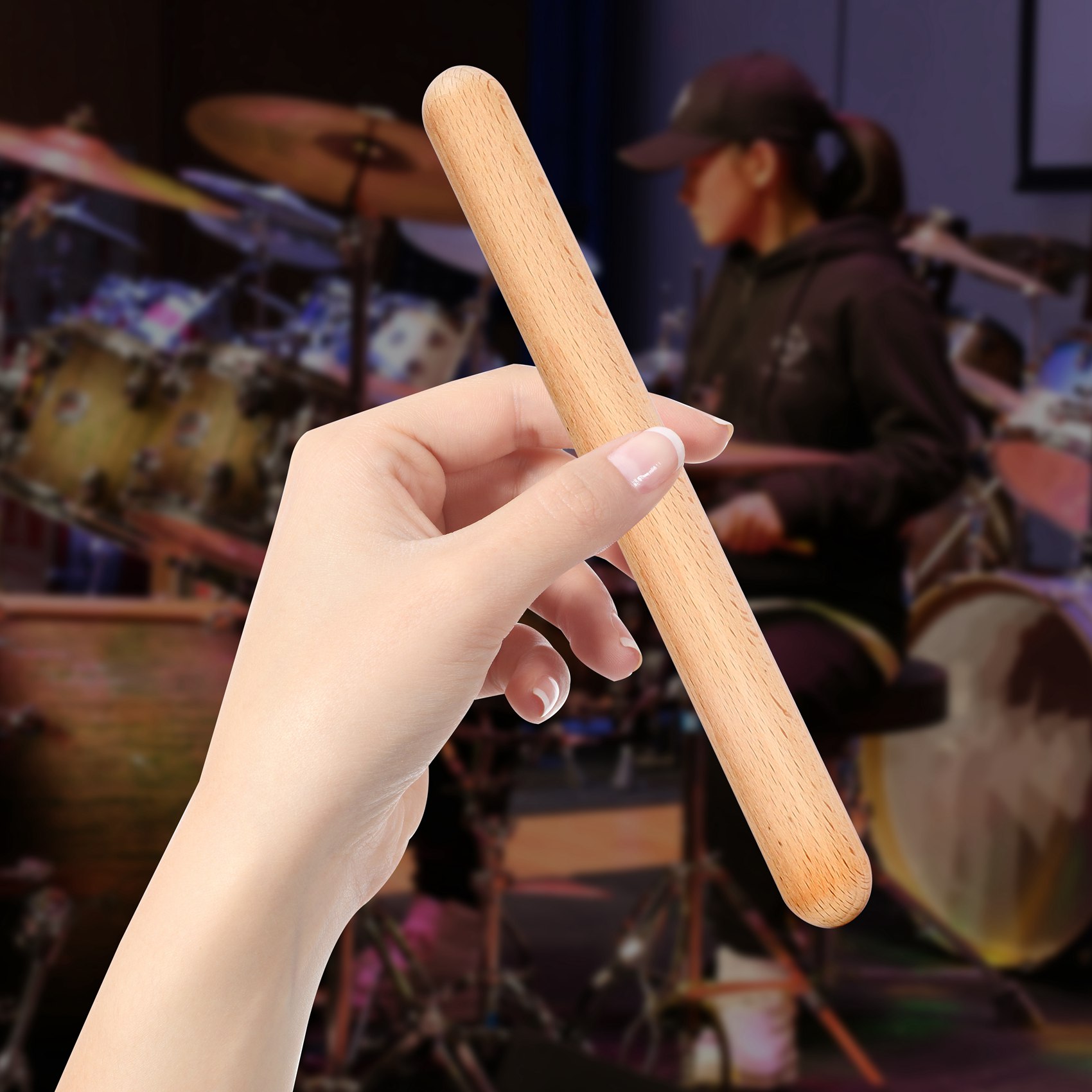 L79A 6 Paar Holzklauen Musikin – Musical Instrument Percussion Bewertung und Preis