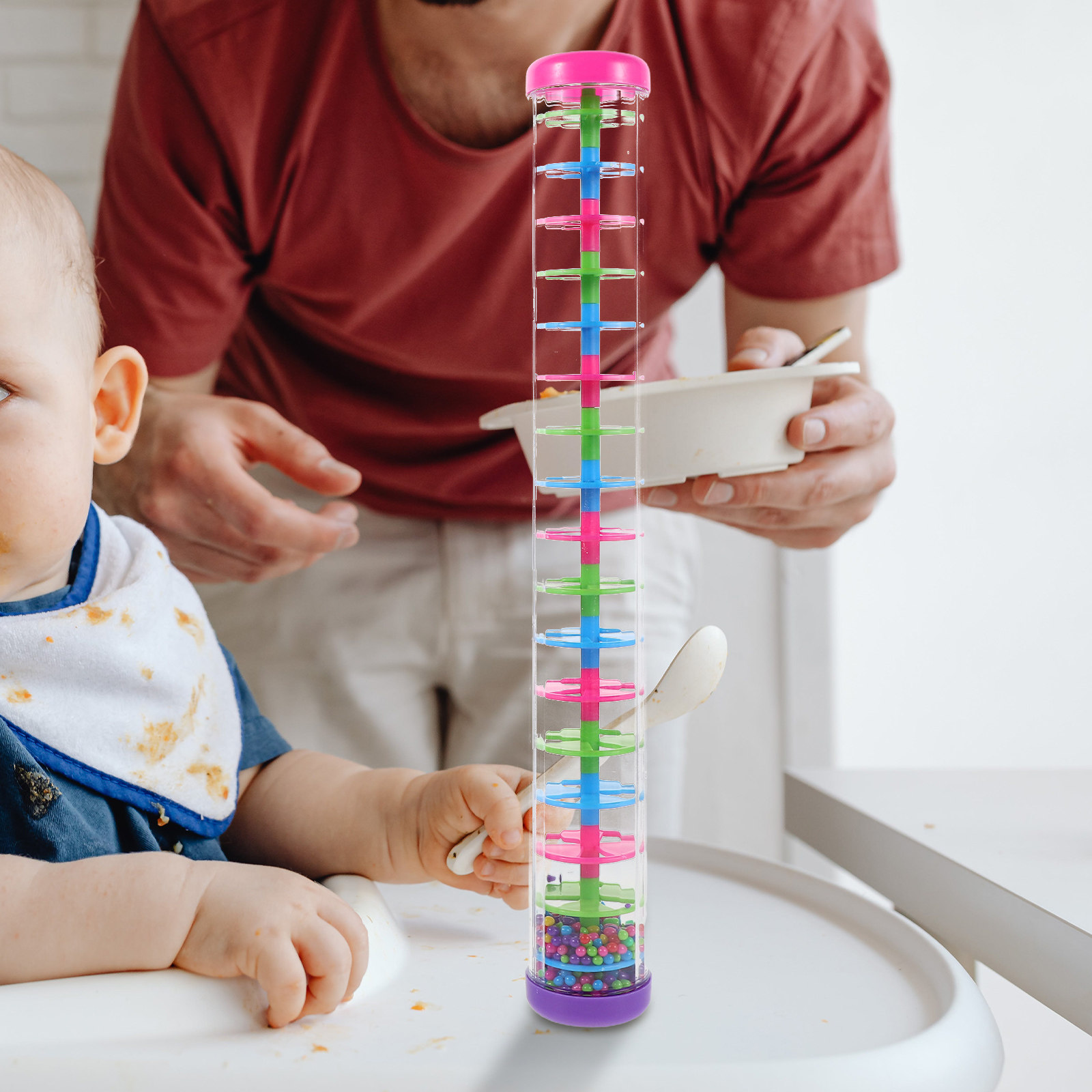 2 Stück Regenstöcke, spiralför – Musical Instrument For Toddlers Bewertung und Preis