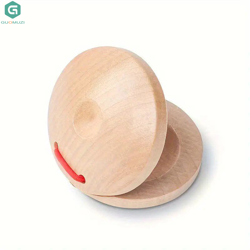 1 Stück Kastagnetten aus Holz, – Musical Instrument For Toddlers Bewertung und Preis