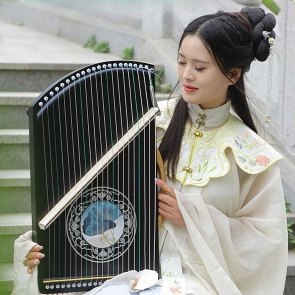Holz 21-saitiges Mini Guzheng  – Musical Instrument Oud Bewertung und Preis