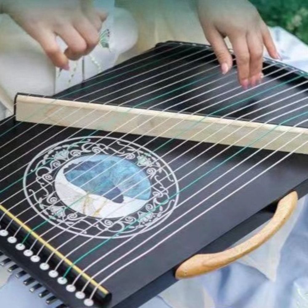 Holz 21-saitiges Mini Guzheng  – Musical Instrument Oud Bewertung und Preis